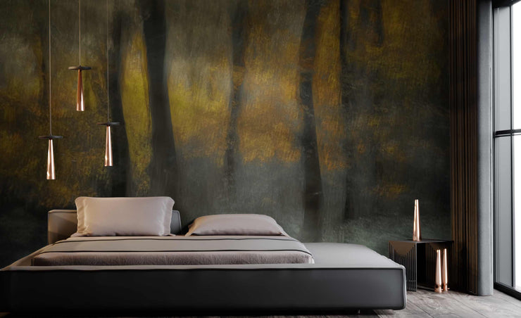 Dancing Trees Wall Mural