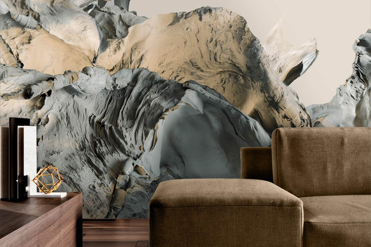Rock Waves Wall Mural