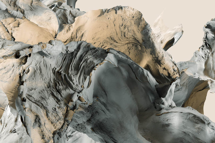 Rock Waves Wall Mural